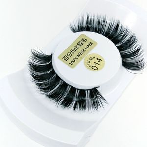 Mink Hair False Eyelashes 014 Natural Thick Supply Wholesale