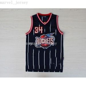 Stitched custom Hakeem Olajuwon #34 Sewn Bsaketball Jersey women youth mens basketball jerseys XS-6XL NCAA