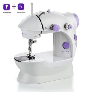 Mini Portable Sewing Machine with Foot Pedal, Straight Line Hand Table, Two Thread Kit Electric