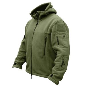 군사 남자 양털 전술 Softshell 재킷 Polartec 열 극단적 인 후드 겉옷 코트 육군 옷 201124