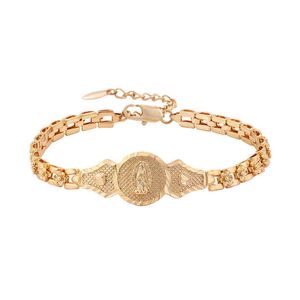A00737745 Xuping Smycken Royal Vintage Charm Virgin Mary Elegant och utsökt 18K guldpläterad armband
