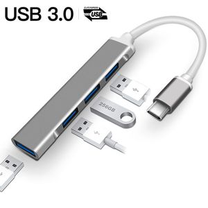 USB C Hub 3.0 Tipo-C 3.1 4 Port Multi Splitter Adaptador OTG para Lenovo Xiaomi PC Computer Notebook Laptops