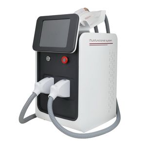 ND YAG Máquina de remoção de tatuagem a laser Máquina de remoção de boneca preta Opt Remoção de cabelo a laser IPL ELIGH RF Rejuvenescimento