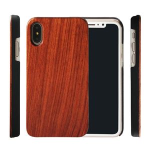 Para iPhone 11 Pro x Xs Max 8 Caso de madeira iphone 7 6 6 s mais Celular Shell Showproof Bamboo Wood Thone Capa para Samsung S8 S10 Nota 10