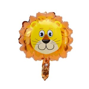 Cartoon Zwierzęta Folia Balon Tygrys Monkey Krowa Lwa Aluminium Film Balon Balony Kid Toy Wedding Birthday Party Decoration WVT0253