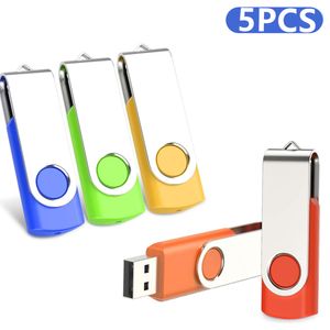 Colorful 360° Rotation 512MB 1GB 2GB 4GB 8GB 16G 64GB 128GB USB Flash Drives Memory Stick Thumb Drive Free Logo Wholesale