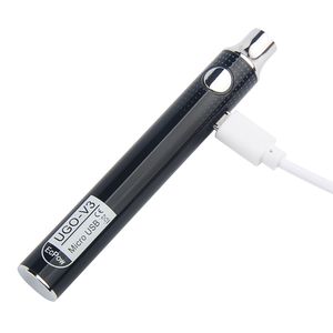 2 SZTUK UGO V3 Podgrzewanie VV 650 900 MAH EVOD EGO 510 Bateria Zmienna napięcia USB Regulowany pary pary Pre ciepła Baterie