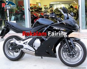 Cobertura Negra para Kawasaki ER-6F EX650 2006 2007 2008 06 07 08 ER 6F Aftermarket Fairings Peças Ninja 650 Motocicleta Fairing (moldagem por injeção)