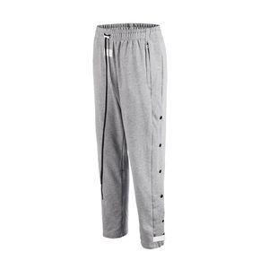 Mgła boczne otwarte zatrzaski Streetwear spodnie ze sznurkiem w pasie Hoop and Loop spodnie dresowe spodnie joggery męskie LJ201221
