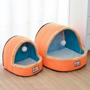 Wholesale kennel house resale online - CAWAYI KENNEL Dog Pet House Dog Bed for Dogs Cats Small Animals Products Cama Perro Hondenmand Panier Chien Legowisko Dla Psa LJ201203