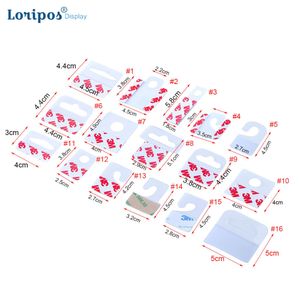 Self Adhesive Plastic Clear Hooks Display Card Store Retail Slat Wall J-Hook & Slot Hole Pegboard Hang Tabs | Loripos