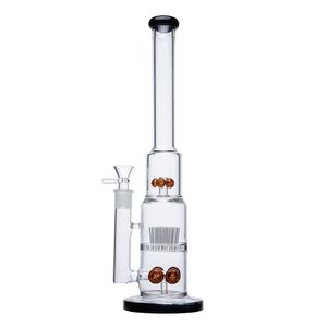 Straight Hookahs 14mm Female With Sprinkler Perc Oil RigMushroom Cross Pecolator Glass Bong Smooth Dab Rigs With Bowl WP2232