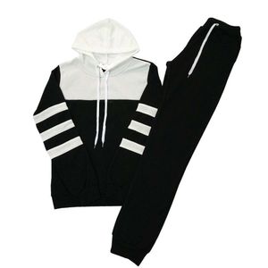women casual sports hooded Sweatshirts + pants, wholesale and retail clothing female runners, hit color suit woman Sweatshirts Tracksuit WE