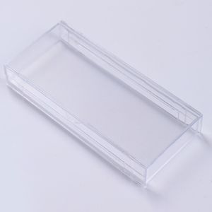 Empty Acrylic Eyelashes Packing Box Slip Opening Drawer Design Eyelash Storage Box Cosmetic Case Organizer
