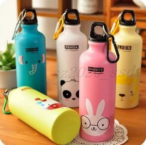 The latest 400-500ML aluminum water bottle food safety protection 6 colors to choose from, free shipping