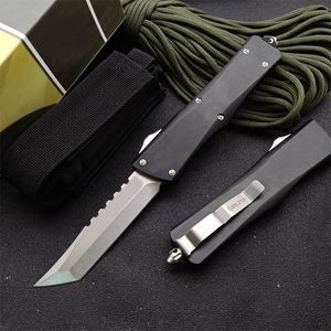 Im Angebot MT Hellhound Blade Auto Taktisches Messer D2 Tanto Point Stein gewaschene Klinge T6 Griff EDC Pocket Messer