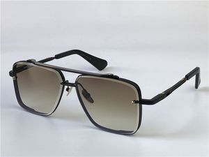 güneş gözlüğü erkekler tasarım metal vintage üst gözlük moda stil kare kesme lens çerçevesiz UV 400 kılıf ile