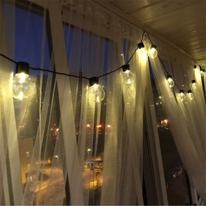 6m 20 LED À Prova D 'Água Globo Bulbo Luzes de String para Outdoor Valentine Feriados de Natal Garland Party Party Garden Decoration 201130