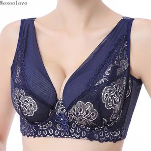 Weseelove Große Tasse, extra großer BH, 115DF, Push-Up, Soutien Gorge, Damen, atmungsaktiv, Nicht-Meerbaumwolle, verstellbare Unterwäsche, X20, 201202