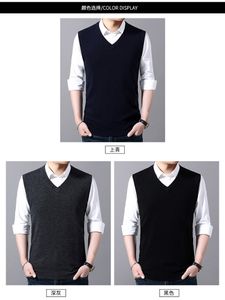 2020 새로운 조랑말 남성 스웨터 조끼 V 넥 점퍼 점퍼 캐시미어 민소매 브랜드 의류 폴로 셔츠 자켓
