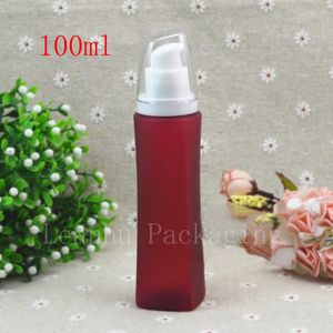 Wholesale latex care resale online - 100ml bottle beak head latex gel sunscreen nude makeup BB cream dispensing red frosted bottle personal care