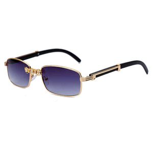 2022 Factory Wholesale Wood grain technology leg Sunglasses pure hand inlaid diamond small frame rectangular