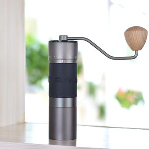 Kingrinder K4  K6 manual coffee grinder portable mill 420stainless steel 48mm stainless plating burr 220217