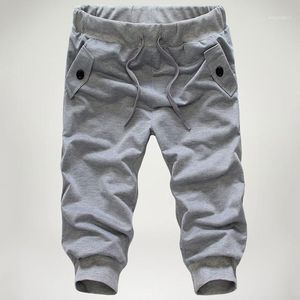 Shorts masculinos por atacado- 2021 homens soltos calças de comprimento calças casuais lançador baixo virilha Harem Sweatpants1