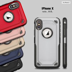 Hybrid Armour Cell Phone Fodral Dual Layer Tough Case Heavy Duty Defender Shockside Protector for iPhone12 Mini 11 Pro Max X 7/8/6 Plus Samsung S20 Not20