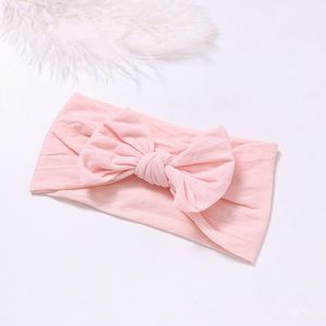 2022 Novo Popular Bebê Acessórios Super Soft Nylon Bow para Crianças Europeia e Americana Adorável Princesa Hair Band