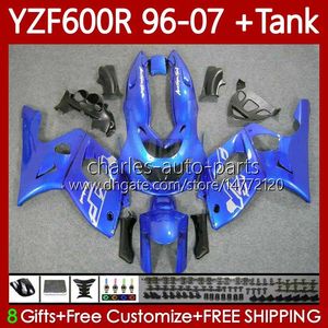 Body + Tank for Yamaha Gloss Blue Thundercat YZF600R YZF 600R 600 R 96-07 Bodywork 86NO.94 YZF-600R 1996 1997 1998 1999 1999 2000 2000 2000 YZF600-R 96 02 03 04 05 05 06 07 Fairings