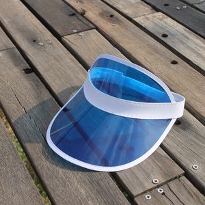 New Summer Adult Casual UV Protection Visor Caps Women's Fashion Sun Beach Hats Outdoor PVC Plastic Hat Y200714