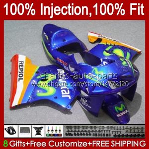 Injection For HONDA NSR250R MC28 PGM4 94 95 96 97 98 99 102HC.32 NSR 250 R 250R NSR250 R 1994 1995 1996 1997 1998 1999 Fairing glossy blue