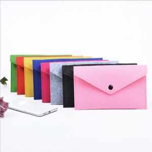 Vintage felt coin purse women bright color protect phone bag contracted fashion lock catch wallets dustproof storage bags