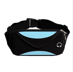 Running Waist Bag Sport Pack Cyklingväska Utomhus Rese Racing Vandring Gym Fitness Vattentät Midja Väska Mobiltelefonpaket