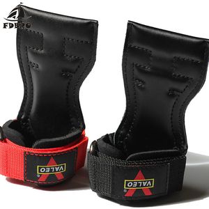 FDBRO Leder-Gewichtheber-Sporthandschuhe, Kettlebell-Gymnastikhandschuhe, Gewichte, Workout, Handgelenkschlaufen, Fitness, Powerlifting, Fitnessgeräte, Q0107