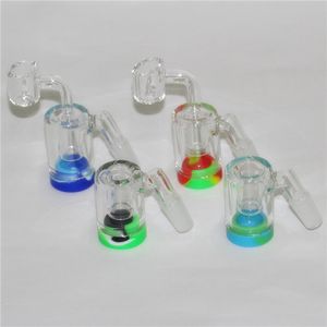 14 мм мужской курительный стеклянный коварки с цветами силиконовые контейнер прямые кремниевые водяные бонсы нефтяная вышка для дымовых труб