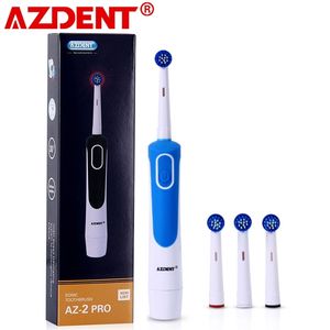 Azdent Batterietyp (2AA nicht im Lieferumfang enthalten) rotierende elektrische Zahnbürste AZ-2 Pro, Typ Zahnaufhellung für Erwachsene 220224