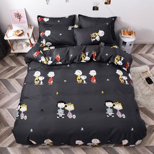 Conjuntos de cama Duvet Cover3 / 4 pcs Cartoon New Fashion Cama Lençóis Único Gêmeo Cozinha Completa Size Dropshipping Gife LJ200818