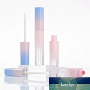 Butelki opakowań Pusta Lip Gloss Tube Różowa Niebieska Gradient Glazura DIY Lipstick Cosmetic Packing Container