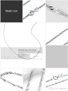 Necklace For Women Men Snake Sterling Silver White Brass Plated Platinum Long Chain Necklaces