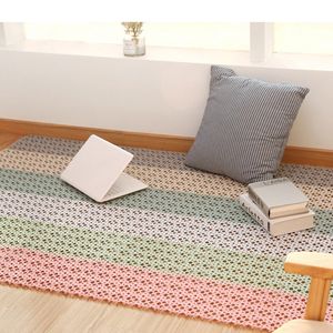 Kitchen Anti-slip Mats Plastic Living Room Balcony Bathroom Solid Color Rugs Doormat Hallway Bath Splicing Mat Carpet VT1863