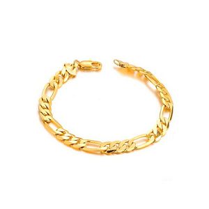 Bracciali a catena Hip Hop da uomo 8mm * 22cm Bracciale con catene NK Bracciale a maglie color oro punk per donna Uomo Accessori gioielli vintage