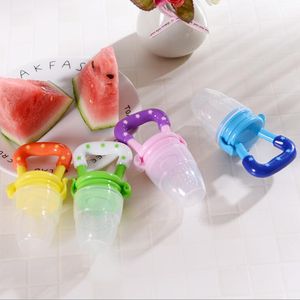 Baby Pacifier Teethers Nipple Fruit Food Mordedor Silicona Bebe Silicone Teethe Safety Feeder Bite Foods Orthodontic Nipples Teether ZYY395