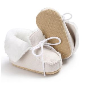 Neue Baby Boys Girls Snow Boots Winter warmes Neugeborene Erste Walkerschuhe weiche Sohle Anti-Rutsch-Säuglings-Moccasins Sneakers 0-18 Monate