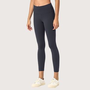 Tummy Controle Broek Hoge taille 7/8 Strakke Klassieke Zachte Sport Squatproof Atletische Fitness Broek Vrouwen Rekbare Gym Pencial Broek 201031