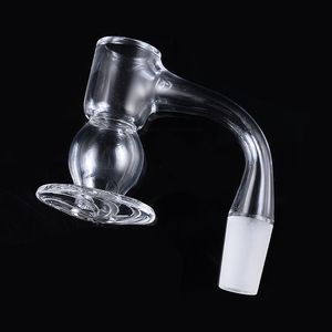 Seamless Fully Weld Smoking Accessories 10mm 14mm Male Joint Beveled Edge Quartz Bangers With Ball Bucket Blender Spin Banger Nails