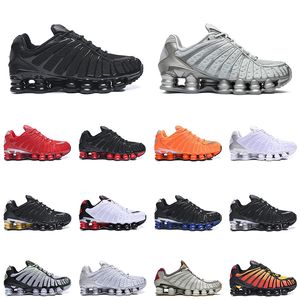 shox tl chaussures erkekler kadınlar koşu ayakkabıları üçlü siyah beyaz siyah gri kil turuncu gündoğumu hız kırmızı erkek eğitmenler spor sneaker