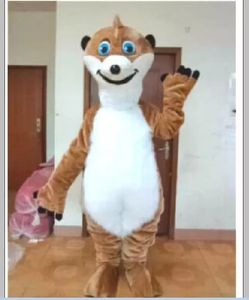 Eichhörnchen-Maskottchen-Kostüm für Erwachsene, Outdoor-Outfit, Kleid