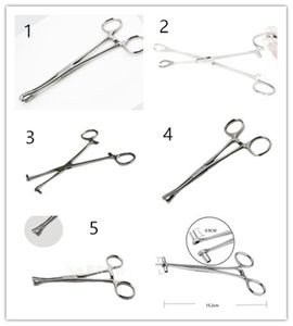 Profesyonel Yeni Piercing Forcep 316L Çelik Tragus Kulak Piercing Forseps Vücut Piercing Takı Kova Kelepçeleri Aracı